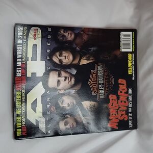 Alternative Press Magazine Avenged Sevenfold #211 Febuary 2006